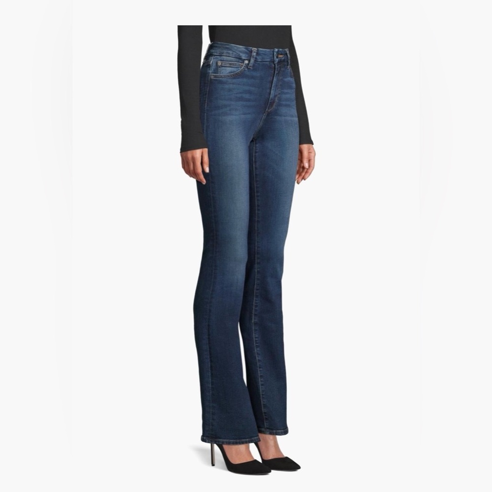 Joe’s Jeans Flawless Hi Rise Honey Bootcut Jeans Size 25 Dark Wash Stretch EUC - Picture 2 of 16